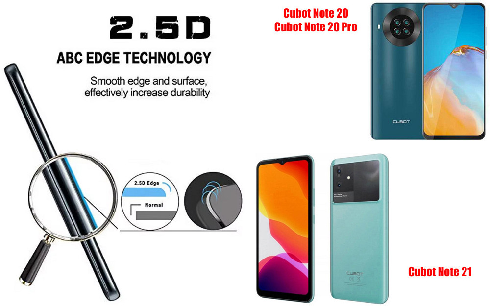 Защитное стекло ArmorGlass для Cubot Note 20, Note 20 Pro, Note 21 – устойчивое к царапинам и ударам Киев - изображение 2