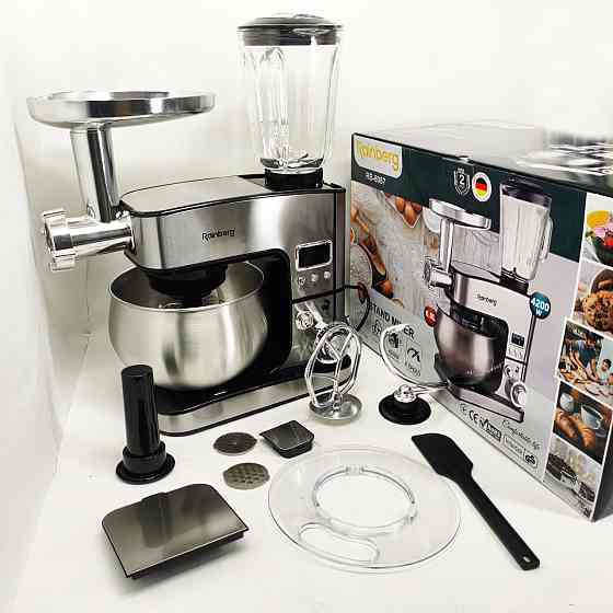 Планетарный миксер для теста и взбивания, Миксер тестомес для дома, Многофункциональный кухонный прибор JH-78 Львов