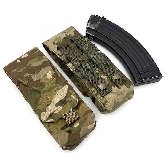 Підсумок на два магазини АК-2 Піксель ММ-14 (olive) Cordura 500D Molle закритий Запоріжжя