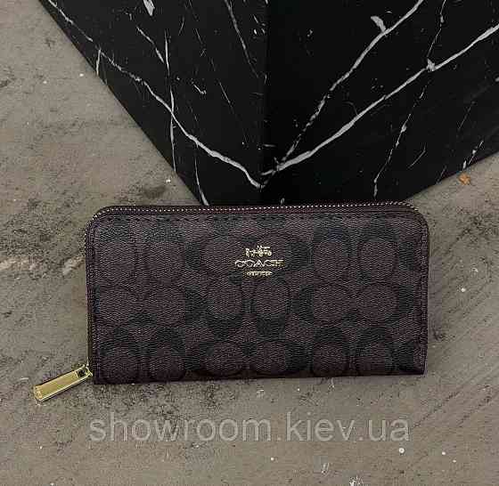 Брендовый женский кошелек на молнии Coach (1377-2) Киев