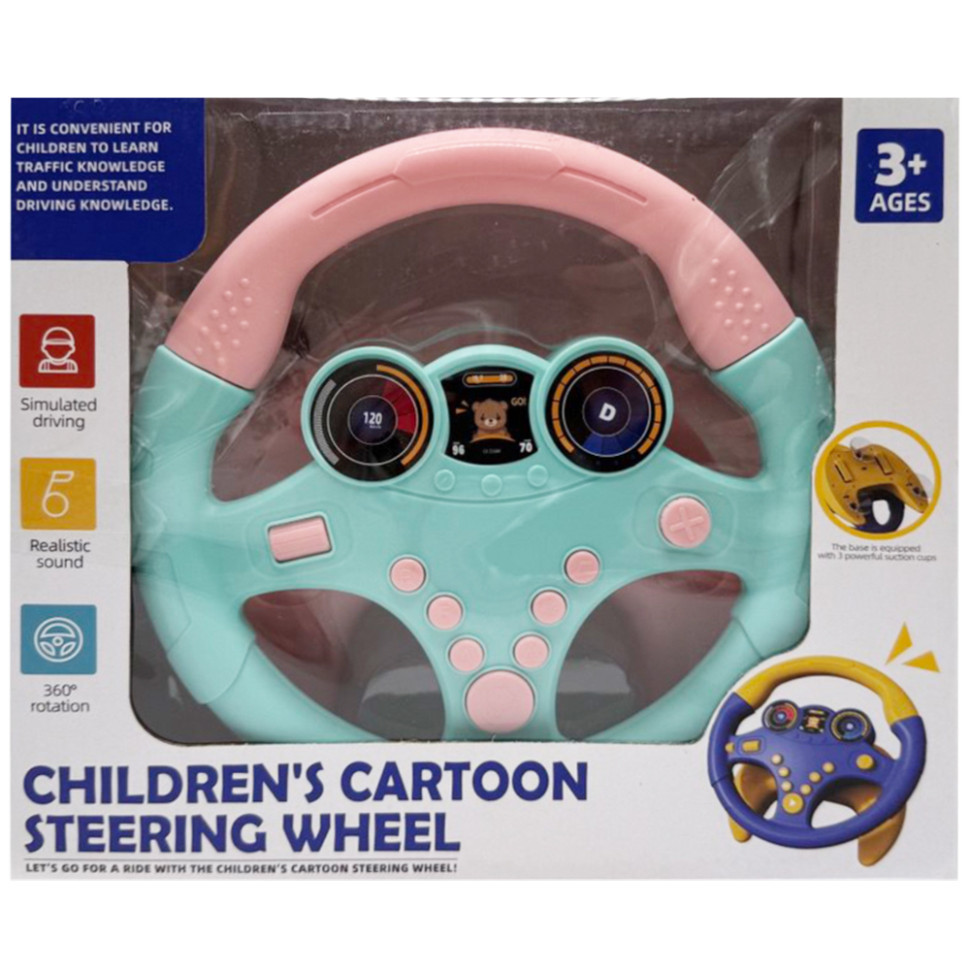 Дитячий ігровий Автотренажер ME-166(Turquoise) звуки машини Вінниця - фото 1