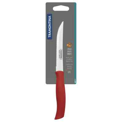 Кухонный нож Tramontina Soft Plus Red Steak 127 мм (23661/175) Винница