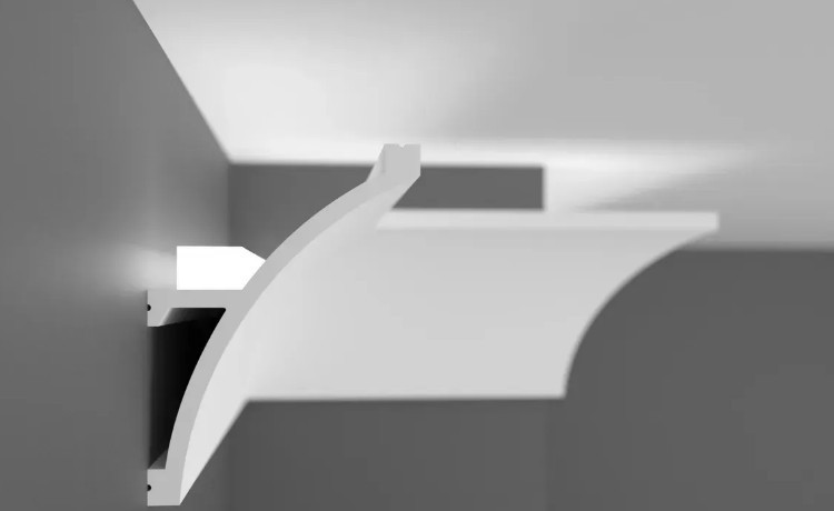 Карниз полімерний Grand Decor KH 921 2000х80х60мм Дніпро - фото 2