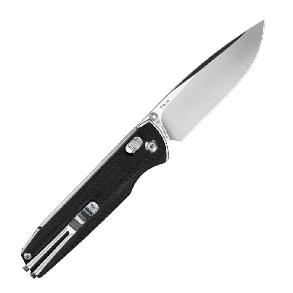 Ніж складаний туристичний SRM Terrier 258L-GB (9.3 см) D2 / G10 чорний Київ - фото 2