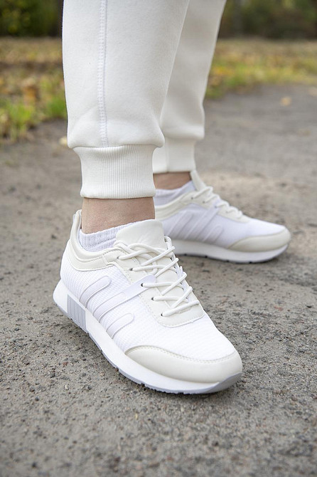 Жіночі спортивні штани, молочні, тринитка Крохатушка одяг Київ - фото 4