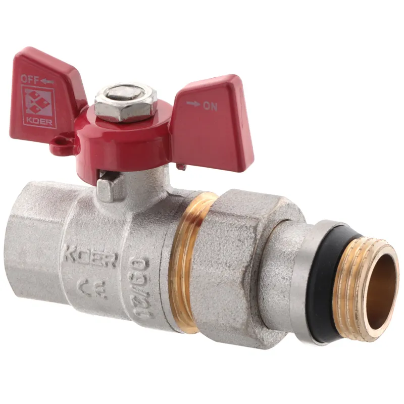 Кран з американкою 1/2" "антіпротечка" (Koer KR.227-Gi) (KR0189) Київ - фото 1
