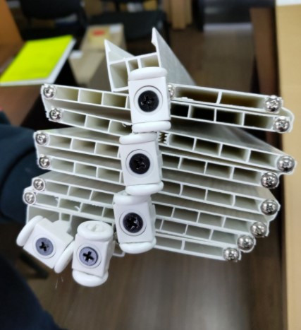 Двери гармошка глухая   DiCi Doors  