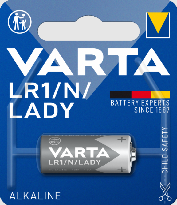 Батарейка VARTA LR 1 BLI 1 шт Ровно - изображение 1