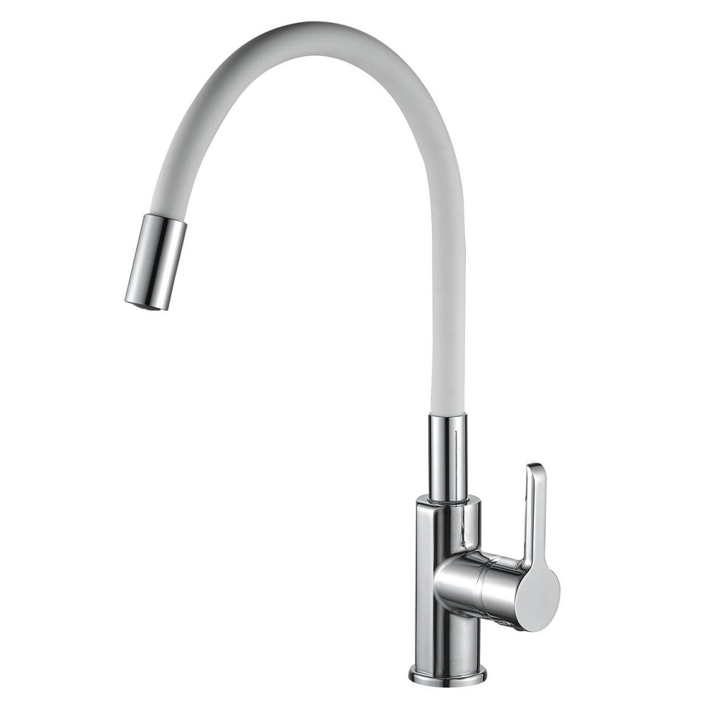 Смеситель для кухни DOMINO PRESTIGE DPS-203SLR-WHITE (000022594) Киев - изображение 1