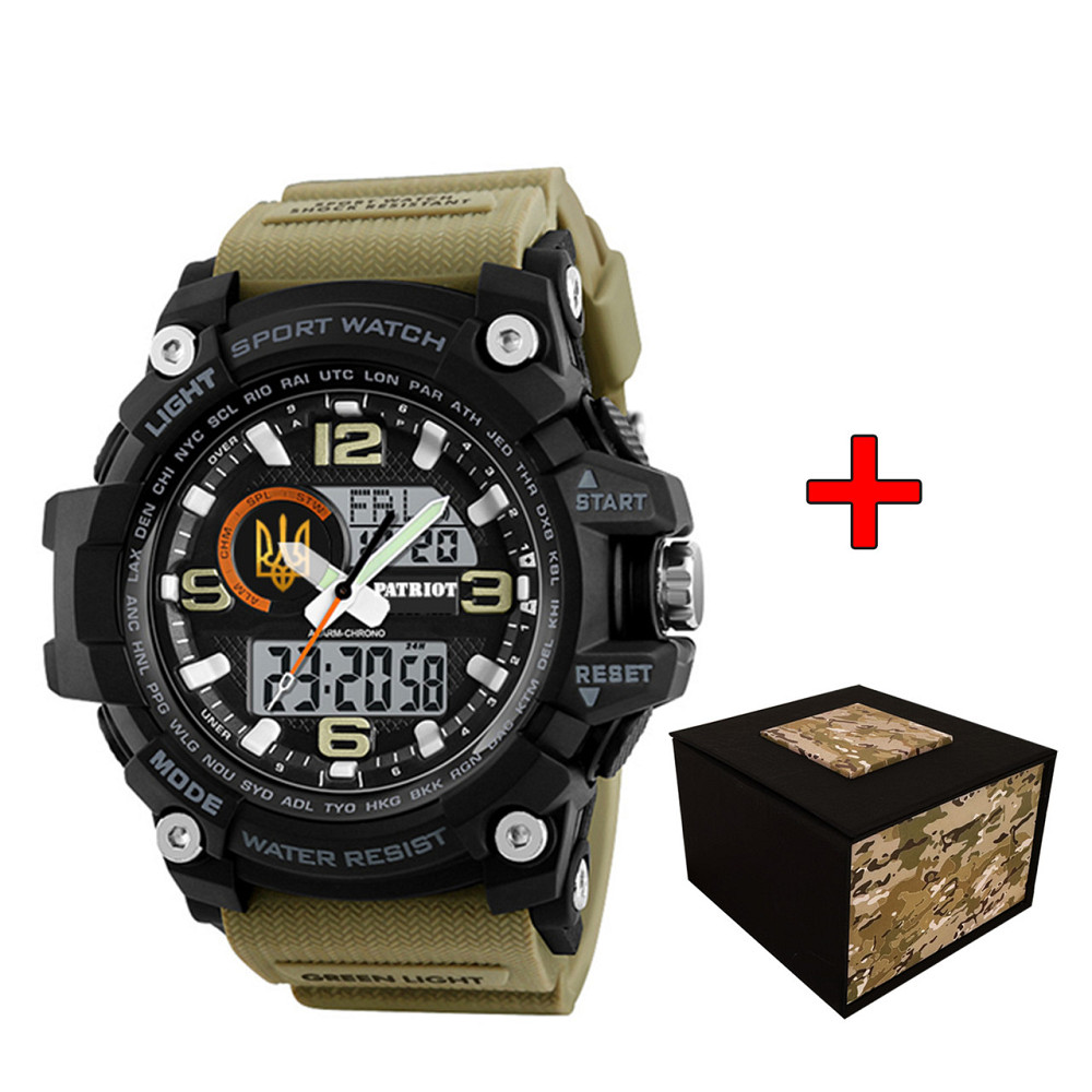 Patriot 012BKKHUAGD Тризуб золото Чорні з хакі + Коробка SBR Київ - фото 1