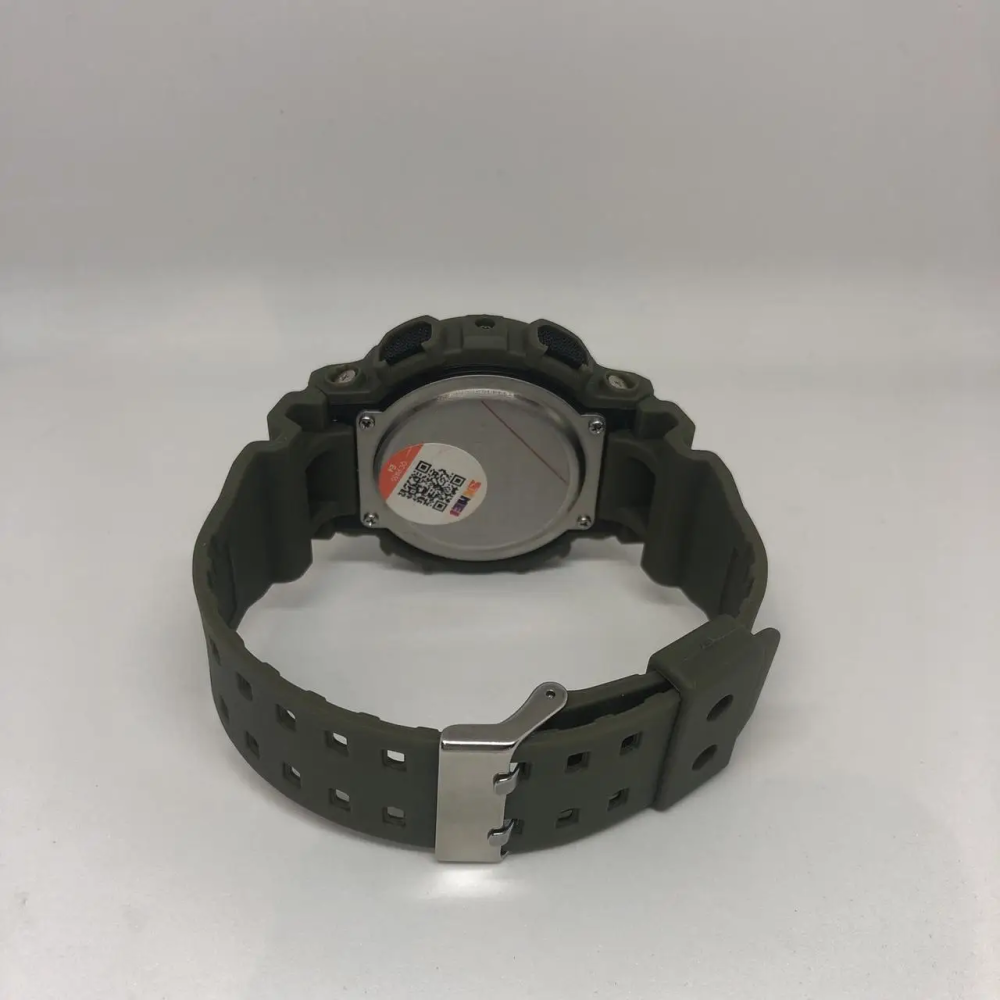 Мужские наручные спортивные часы Skmei 1583 Зеленый с белым Винница - изображение 9