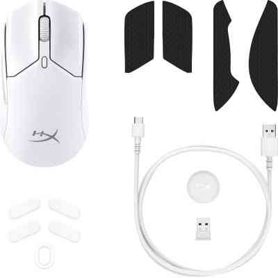 Мишка HyperX Pulsefire Haste 2 Mini Wireless White (7D389AA) Вінниця
