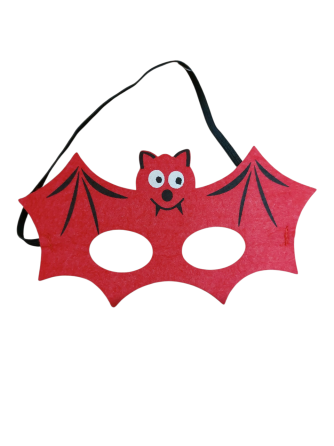 Маска детская Летучая мышь one size красный Киев