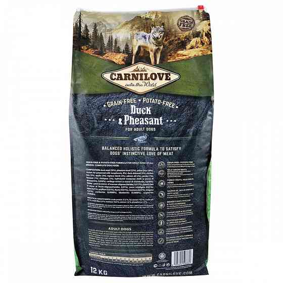 Сухий корм Carnilove Duck & Pheasant для дорослих собак всіх порід, качка та фазан, 12 кг Вінниця