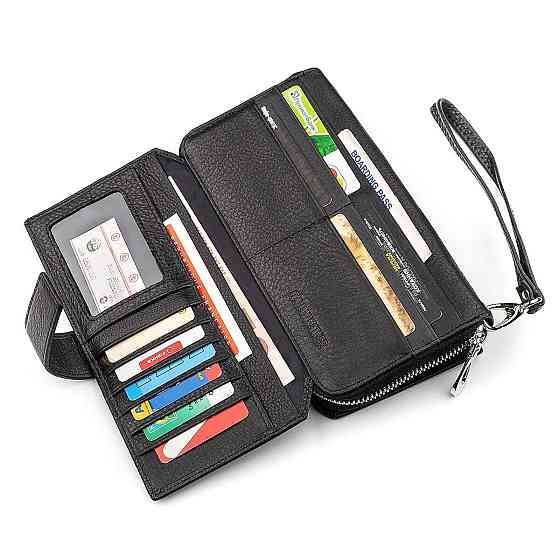 Чоловічий гаманець ST Leather 18453 (ST128) стильний Чорний Київ