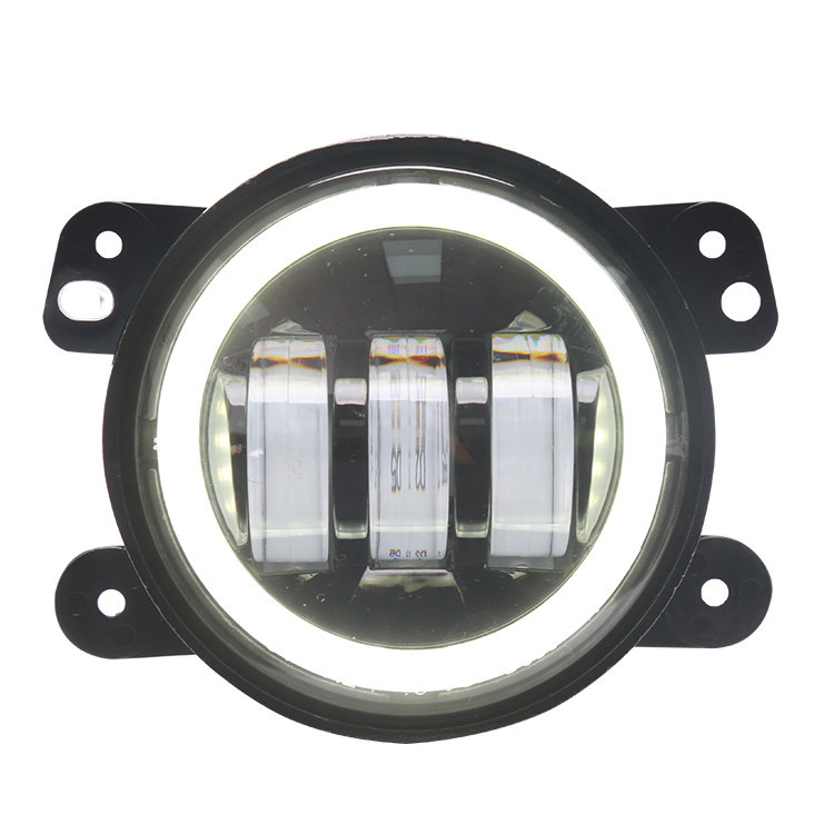 Фари LED протитуманні 60W з денними ходовими вогнями 4 дюйми, 12/24 V (комплект 2 шт.) Мукачево - фото 2