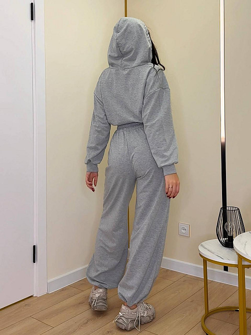 Женский прогулочный костюм: худые и брюки двунитка. Меланж, 42/44 Одесса - изображение 4