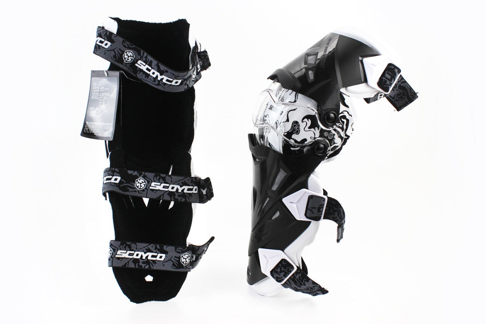 Наколінники захисні (коліно+гомілка) к-кт 2шт, Чорно-Білі Київ - фото 2