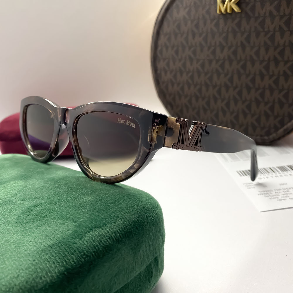 Женские солнцезащитные очки Max Mara (3610) коричневые Киев - изображение 1