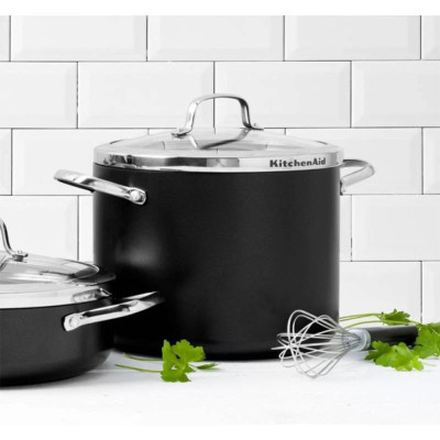Кастрюля KitchenAid Aluline 24 см 8 л з керамічним покриттям (CC001258-001) Винница - изображение 2