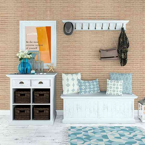 Самоклеющаяся декоративная 3D панель 700x700x5мм Бамбук Бежевый (077) SW-00000350 Киев