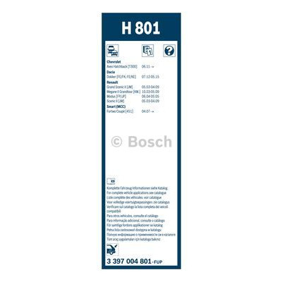 Щетка стеклоочистителя Bosch 3 397 004 801 Винница - изображение 3