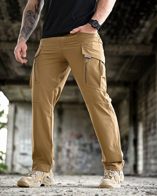 Стрейчевые летние тактические штаны OBLIVION кайот   ДЛ7351 Одесса - изображение 11