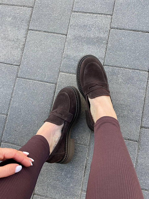 Zemira Туфлі жіночі ZEMIRA Астра/миндаль шоколадні (весна-осінь, замша натуральна) (5797) 40 Коломия - фото 1