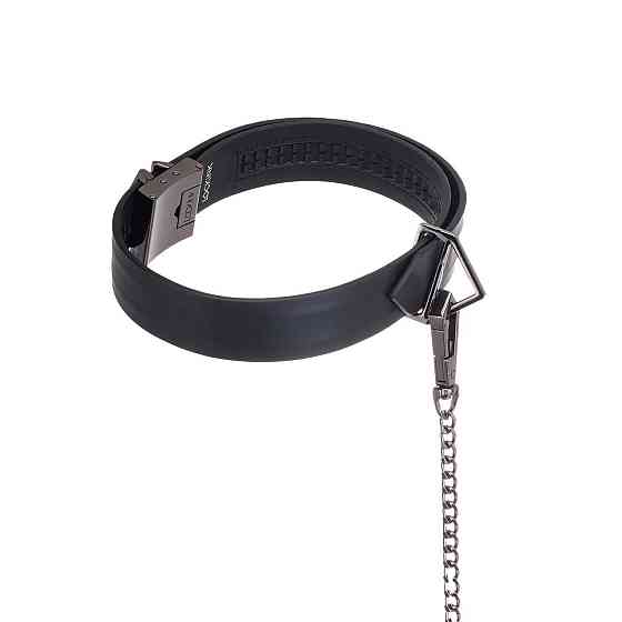 Поводок LOCKINK Tied Collar with Leash Set - Black Sex Aura Київ