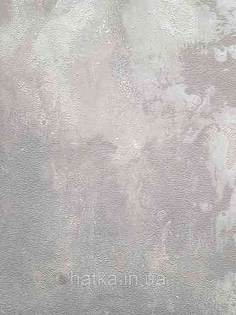 Обои виниловые на флизелине метровые Sintra Edelina абстракция космос серые серебристые структурные 3д Киев