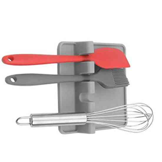 Кухонная подставка для ложек силикон Grey Винница