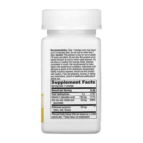 Цинк Nature's Way Zinc - 60 lozenges Луцк