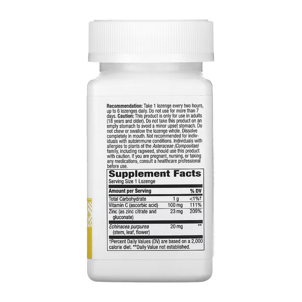 Цинк Nature's Way Zinc - 60 lozenges Луцьк - фото 2