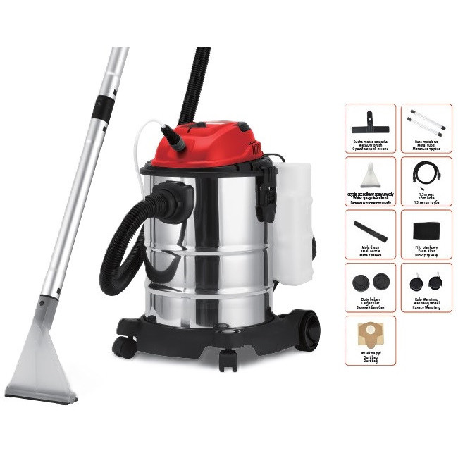 Промышленный пылесос Boxer BX-3233 для влажной и сухой уборки 2800Вт IG-24 Львов - изображение 1