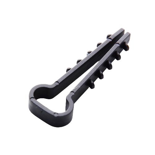 Дюбель-ялинка 10*5мм для плоского кабелю чорний 100шт/уп APRO Житомир - изображение 4