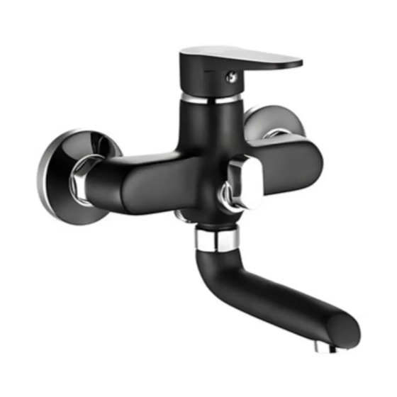 Чорний змішувач для ванни Mixxus Elvis 009 EURO MI6579 Харків