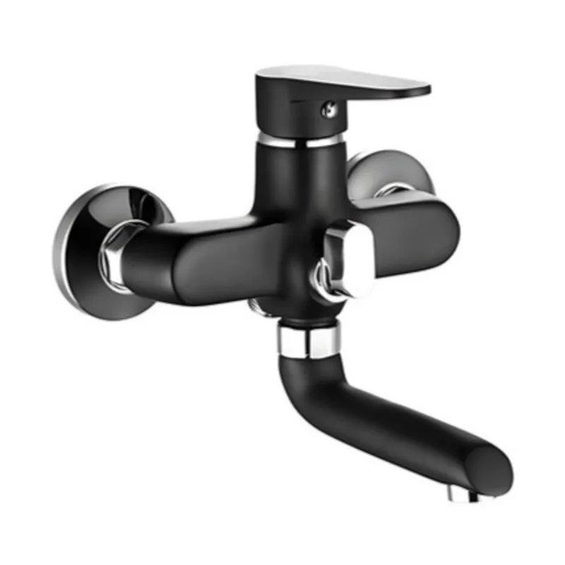 Чорний змішувач для ванни Mixxus Elvis 009 EURO MI6579 Харків - фото 1