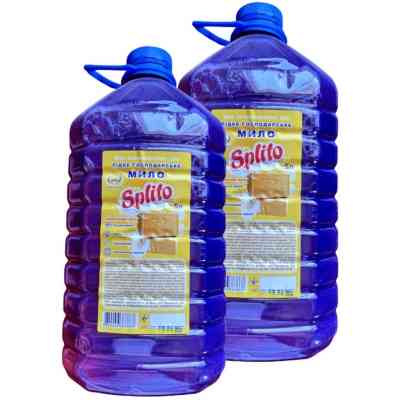 Гель для прання Splito Рідке господарське мило 72% 5 л (4820049383867) Вінниця