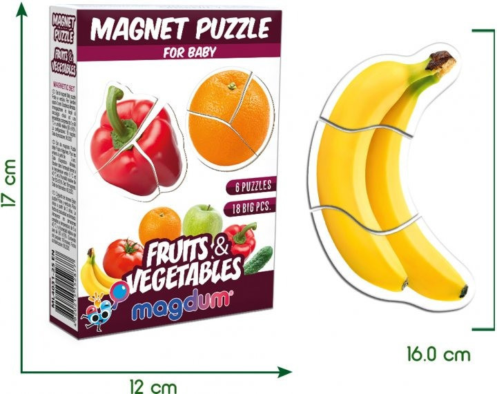 Набор магнитов Magdum Baby puzzle 