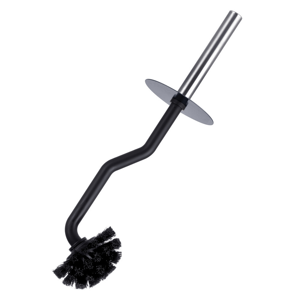 Йоржик для унітазу підлоговий Mixxus Premium Ellipse-TB0201 Graphite колір графіт (MI7068) Київ - фото 2