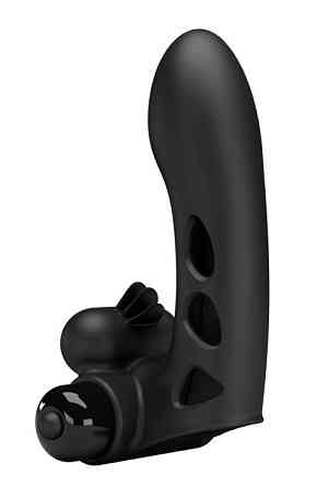Клиторальный стимулятор на палец Pretty Love - Orlando Finger Black, BI-014836 Sex Aura Киев