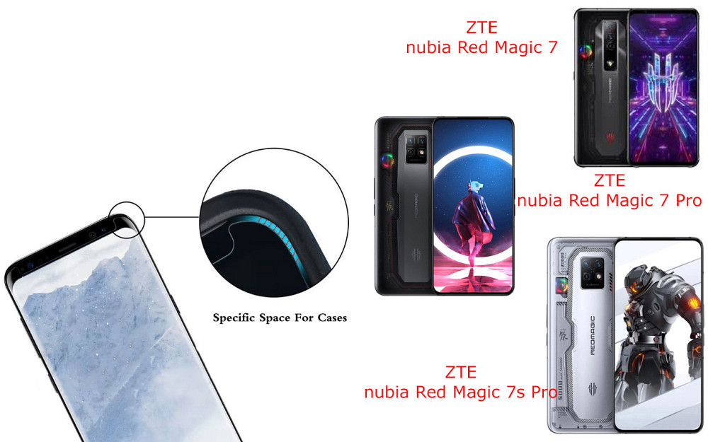 Захисне скло HyperGlass Pro для ZTE nubia Red Magic 7, 7 Pro, 7s Pro – максимальна чутливість та захист Київ - фото 3