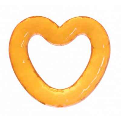 Прорезыватель Baby Team с гелем (4005_оранж,сердечко) Винница