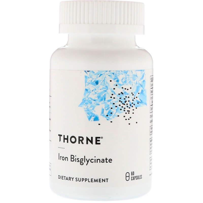 Залізо Thorne Iron Bisglycinate 60 капсул Київ - фото 1