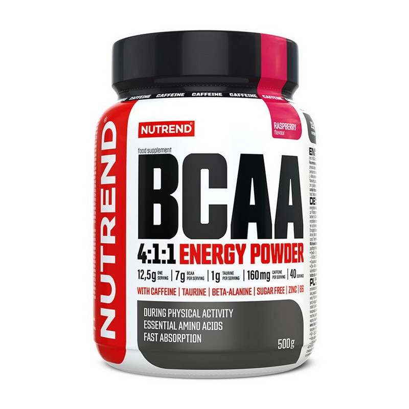 BCAA 4:1:1 Energy Powder (500 g, orange) Луцьк - фото 1