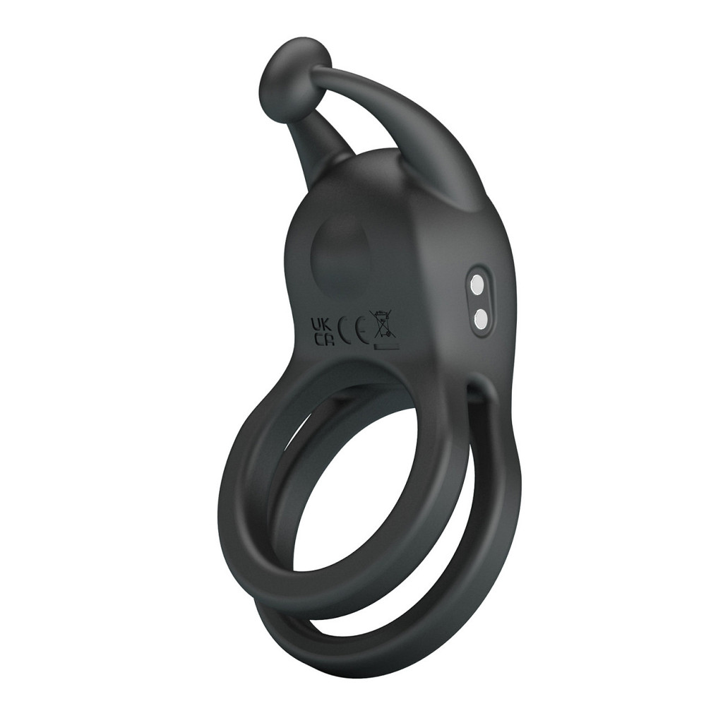 Эрекционное кольцо Pretty Love Goodwin Vibrating Double Penis Ring Sex Aura Киев - изображение 2