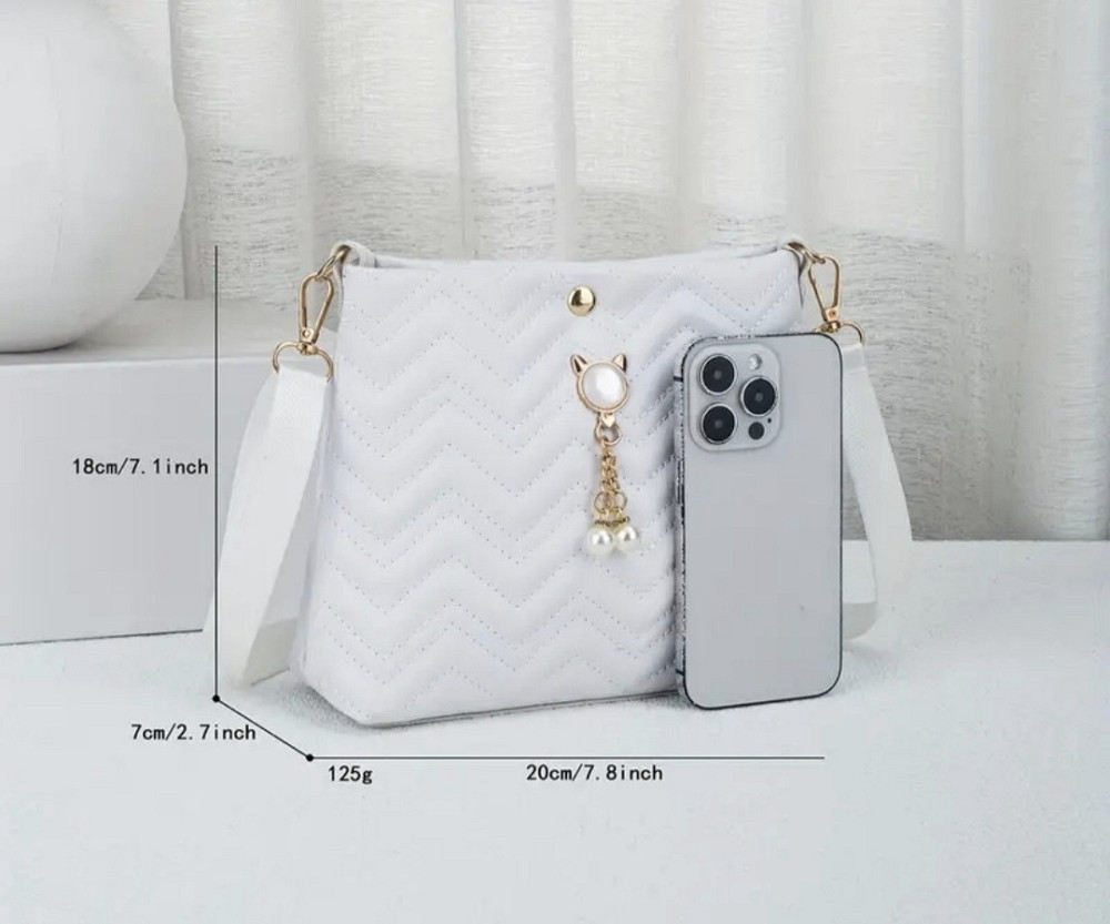 Сумка біла Сміла - фото 2