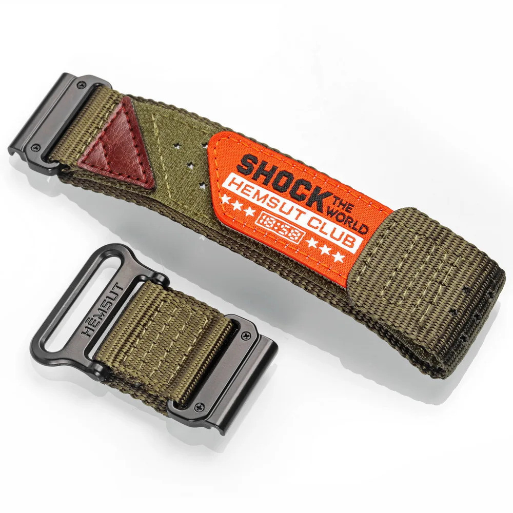 Ремешок для часов Hemsut HGA142 Shock the world Garmin Green 22 mm SBR Киев - изображение 1