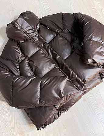 Куртка жіноча Lady Yep 30083 пуффер коротка глянцева коричнева, коричневий, M Київ