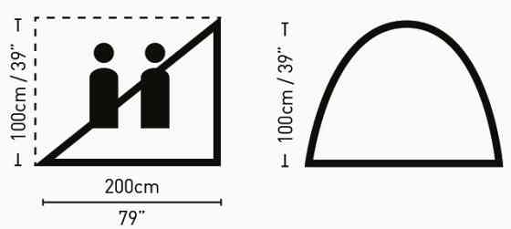 Пляжний намет 2-місний Ramble Bestway 68001. Вінниця